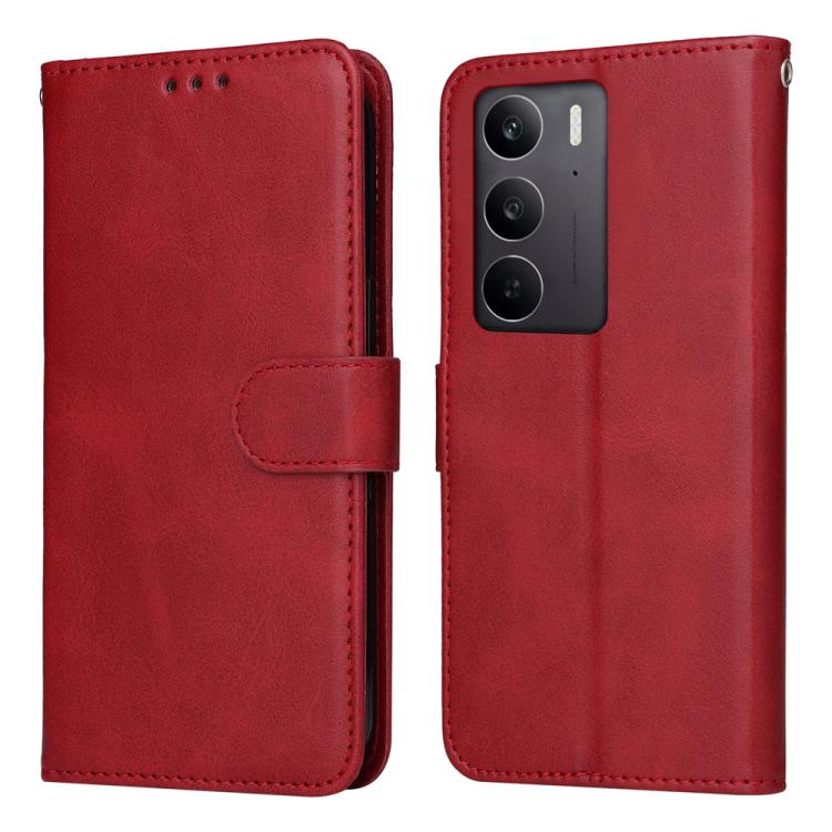 เคสโทรศัพท์หนังพลิกเนื้อลูกวัวคลาสสิก, For Realme 16 Pro+ 5G, For Realme 16 Pro 5G, For Realme 15x 5G India / Realme C85 5G, For Realme C85 Pro 4G, For Realme 15T 5G, For Realme Narzo 80 Lite 4G / C71 India, For Realme 15 5G / Realme 15 Pro 5G         ...