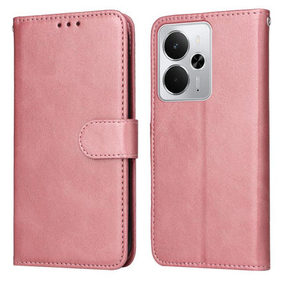 เคสโทรศัพท์หนังพลิกเนื้อลูกวัวคลาสสิก, For Realme 16 Pro+ 5G, For Realme 16 Pro 5G, For Realme 15x 5G India / Realme C85 5G, For Realme C85 Pro 4G, For Realme 15T 5G, For Realme Narzo 80 Lite 4G / C71 India, For Realme 15 5G / Realme 15 Pro 5G         ...