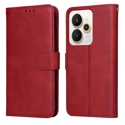เคสโทรศัพท์หนังพลิกเนื้อลูกวัวคลาสสิก, For Realme 16 Pro+ 5G, For Realme 16 Pro 5G, For Realme 15x 5G India / Realme C85 5G, For Realme C85 Pro 4G, For Realme 15T 5G, For Realme Narzo 80 Lite 4G / C71 India, For Realme 15 5G / Realme 15 Pro 5G         ...