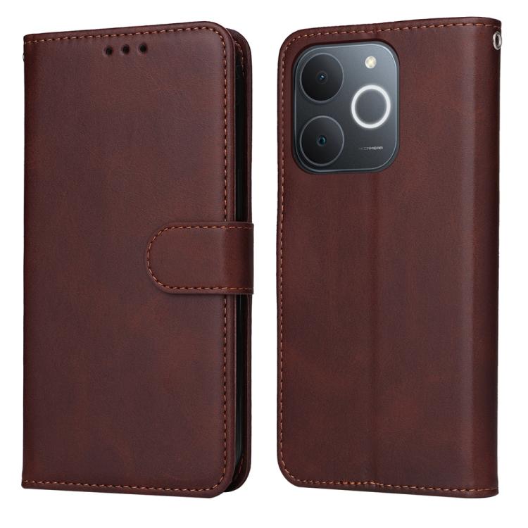เคสโทรศัพท์หนังพลิกเนื้อลูกวัวคลาสสิก, For Realme 16 Pro+ 5G, For Realme 16 Pro 5G, For Realme 15x 5G India / Realme C85 5G, For Realme C85 Pro 4G, For Realme 15T 5G, For Realme Narzo 80 Lite 4G / C71 India, For Realme 15 5G / Realme 15 Pro 5G         ...
