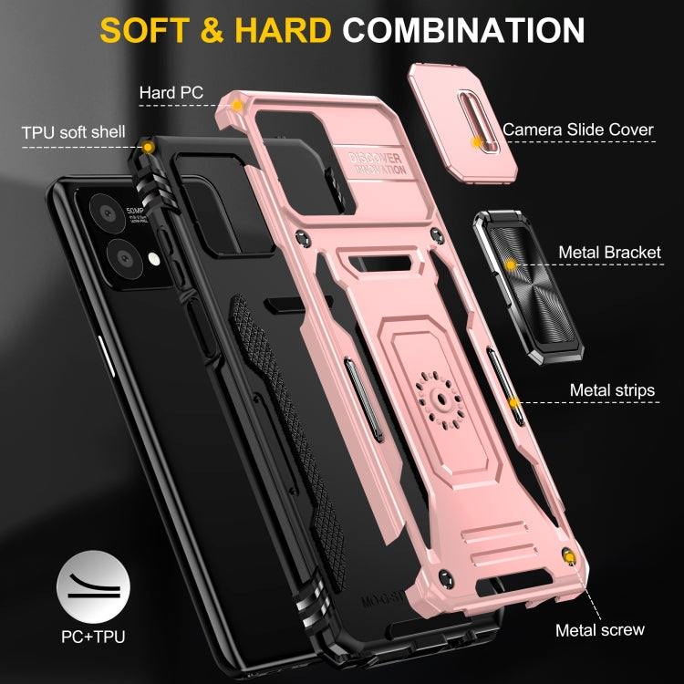 เคสโทรศัพท์ Armor PC + TPU Camera Shield, For Motorola Moto G Stylus 2023, For Motorola Moto G32