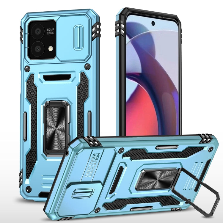 เคสโทรศัพท์ Armor PC + TPU Camera Shield, For Motorola Moto G Stylus 2023, For Motorola Moto G32