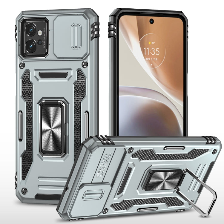 เคสโทรศัพท์ Armor PC + TPU Camera Shield, For Motorola Moto G Stylus 2023, For Motorola Moto G32