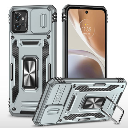 เคสโทรศัพท์ Armor PC + TPU Camera Shield, For Motorola Moto G Stylus 2023, For Motorola Moto G32