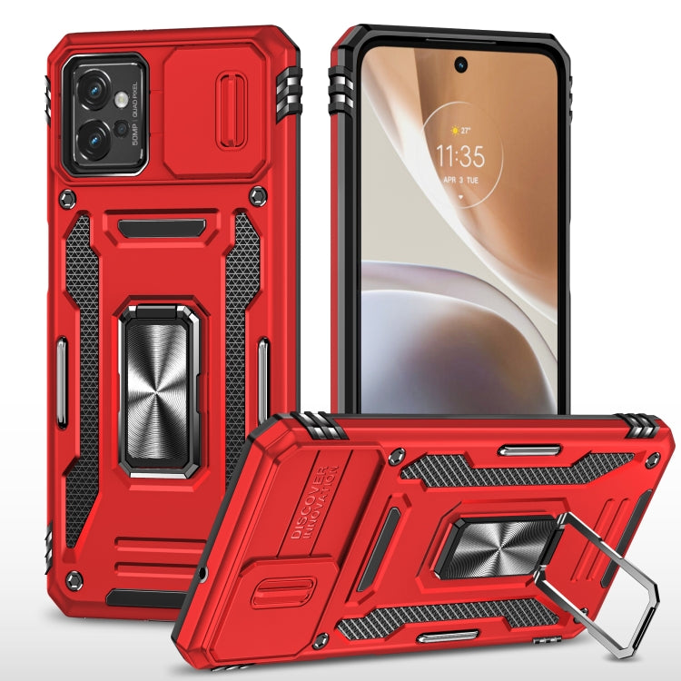 เคสโทรศัพท์ Armor PC + TPU Camera Shield, For Motorola Moto G Stylus 2023, For Motorola Moto G32