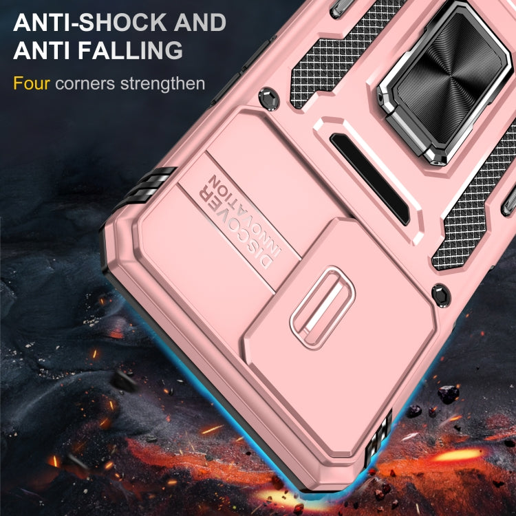 เคสโทรศัพท์ Armor PC + TPU Camera Shield, For OPPO A57 4G, For OPPO A77 4G