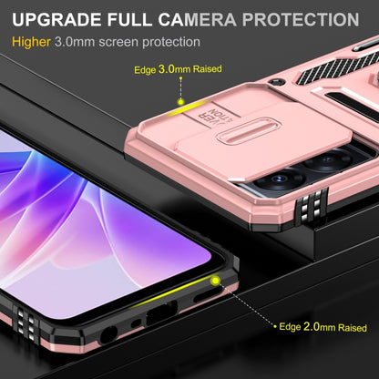 เคสโทรศัพท์ Armor PC + TPU Camera Shield, For OPPO A57 4G, For OPPO A77 4G