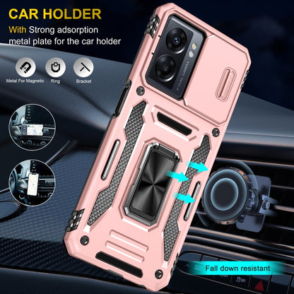 เคสโทรศัพท์ Armor PC + TPU Camera Shield, For OPPO A57 4G, For OPPO A77 4G
