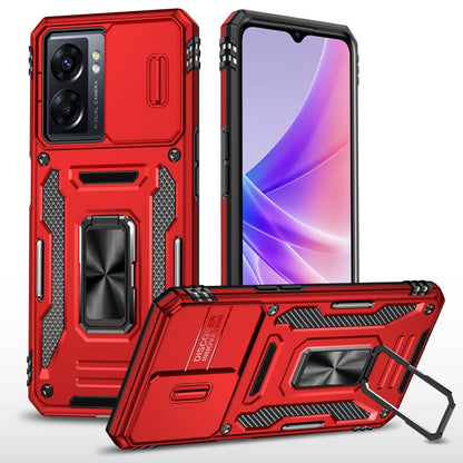 เคสโทรศัพท์ Armor PC + TPU Camera Shield, For OPPO A57 4G, For OPPO A77 4G