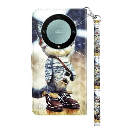 เคสโทรศัพท์หนังลายเพ้นท์ 3 มิติ, For Honor Magic5 Lite