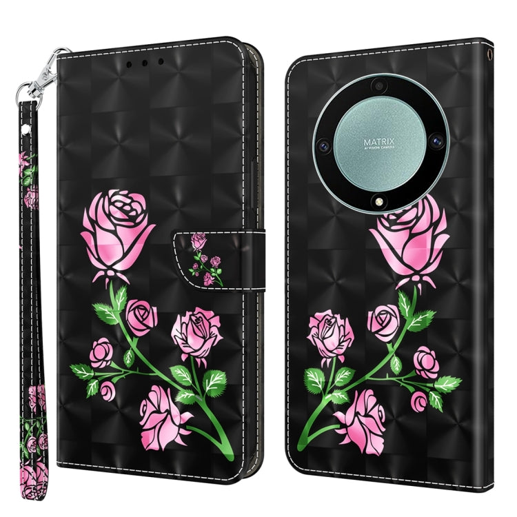 เคสโทรศัพท์หนังลายเพ้นท์ 3 มิติ, For Honor Magic5 Lite
