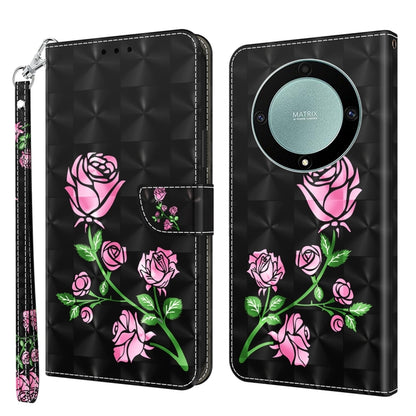 เคสโทรศัพท์หนังลายเพ้นท์ 3 มิติ, For Honor Magic5 Lite