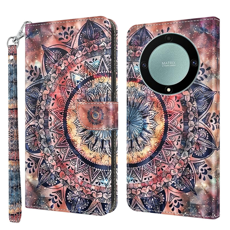 เคสโทรศัพท์หนังลายเพ้นท์ 3 มิติ, For Honor Magic5 Lite