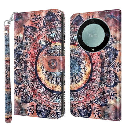 เคสโทรศัพท์หนังลายเพ้นท์ 3 มิติ, For Honor Magic5 Lite