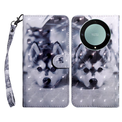 เคสโทรศัพท์หนังลายเพ้นท์ 3 มิติ, For Honor Magic5 Lite