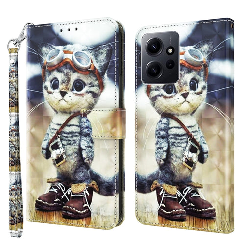 เคสโทรศัพท์หนังลายเพ้นท์ 3 มิติ, For Xiaomi Redmi Note  12 Pro+ 5G Global, For Xiaomi 12 Pro, For Xiaomi 12, For Xiaomi Redmi Note 10 Pro