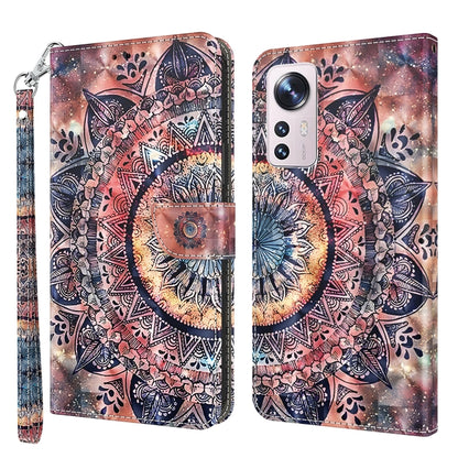 เคสโทรศัพท์หนังลายเพ้นท์ 3 มิติ, For Xiaomi Redmi Note  12 Pro+ 5G Global, For Xiaomi 12 Pro, For Xiaomi 12, For Xiaomi Redmi Note 10 Pro