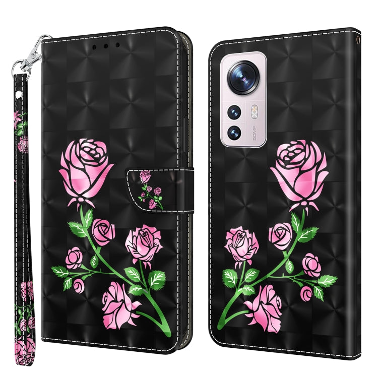 เคสโทรศัพท์หนังลายเพ้นท์ 3 มิติ, For Xiaomi Redmi Note  12 Pro+ 5G Global, For Xiaomi 12 Pro, For Xiaomi 12, For Xiaomi Redmi Note 10 Pro