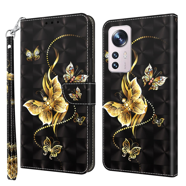 เคสโทรศัพท์หนังลายเพ้นท์ 3 มิติ, For Xiaomi Redmi Note  12 Pro+ 5G Global, For Xiaomi 12 Pro, For Xiaomi 12, For Xiaomi Redmi Note 10 Pro
