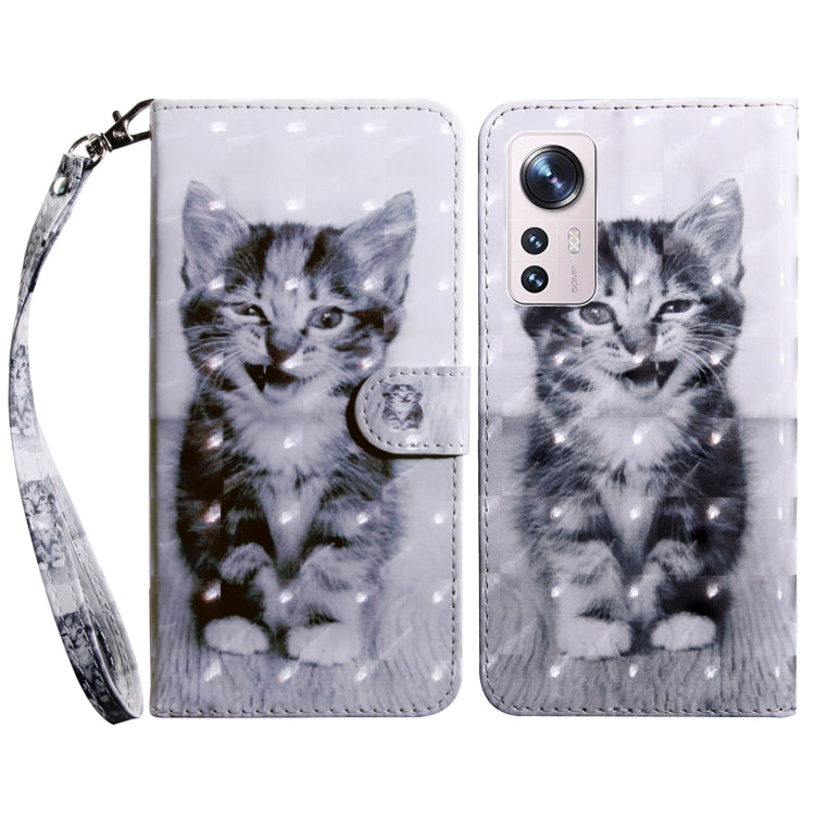 เคสโทรศัพท์หนังลายเพ้นท์ 3 มิติ, For Xiaomi Redmi Note  12 Pro+ 5G Global, For Xiaomi 12 Pro, For Xiaomi 12, For Xiaomi Redmi Note 10 Pro