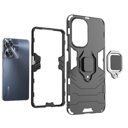 เคสกันกระแทก PC + TPU Holder, For Realme C55