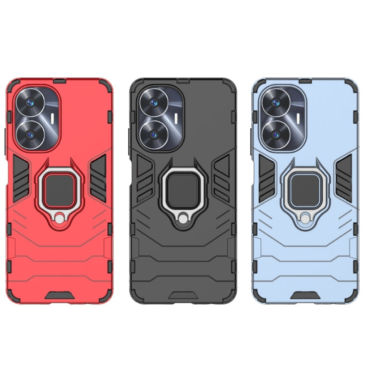 เคสกันกระแทก PC + TPU Holder, For Realme C55