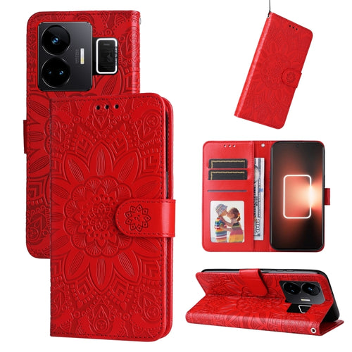 เคสโทรศัพท์หนังลายดอกทานตะวัน, For Realme GT Neo 5 5G / GT3