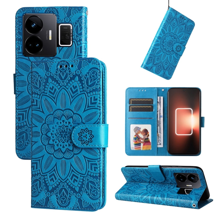เคสโทรศัพท์หนังลายดอกทานตะวัน, For Realme GT Neo 5 5G / GT3