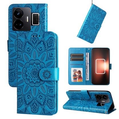 เคสโทรศัพท์หนังลายดอกทานตะวัน, For Realme GT Neo 5 5G / GT3