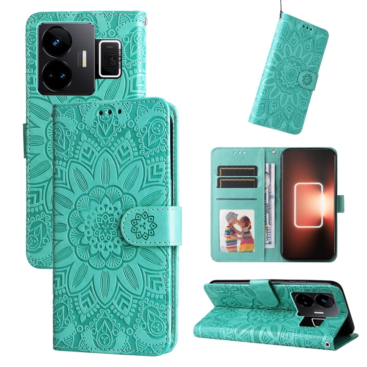 เคสโทรศัพท์หนังลายดอกทานตะวัน, For Realme GT Neo 5 5G / GT3
