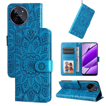 เคสโทรศัพท์หนังลายดอกทานตะวัน, For Realme 12 Pro+, For Realme C67 4G Global, For Realme C67 Global / 11 5G Taiwan Version, For Realme 11 4G Global, For Realme C53 / Narzo N53, For Realme 11, For Realme 11 Pro / 11 Pro+, For Realme C65 4G, For Realme C55
