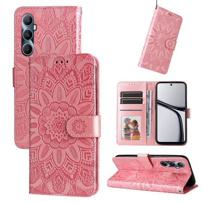 เคสโทรศัพท์หนังลายดอกทานตะวัน, For Realme 12 Pro+, For Realme C67 4G Global, For Realme C67 Global / 11 5G Taiwan Version, For Realme 11 4G Global, For Realme C53 / Narzo N53, For Realme 11, For Realme 11 Pro / 11 Pro+, For Realme C65 4G, For Realme C55