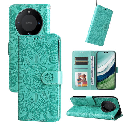 เคสโทรศัพท์หนังดอกทานตะวันลายนูน, For Huawei nova 13 Pro, For Huawei nova 13 / nova 12, For Huawei Enjoy 70 Pro, For Huawei Enjoy 70, For Huawei nova 11 SE, For Huawei nova 12 Pro, For Huawei Mate 60, For Huawei Mate 60 Pro, For Huawei nova 11 Pro