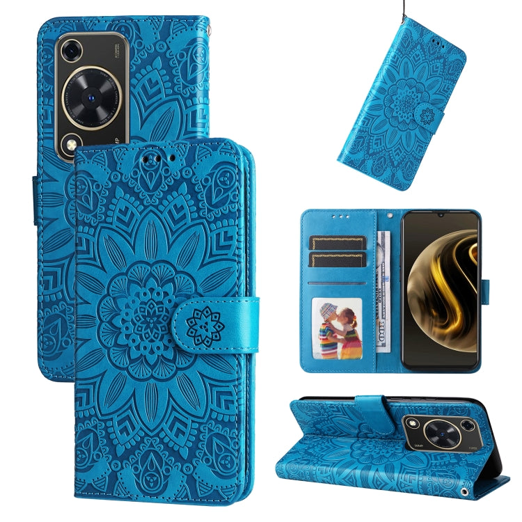 เคสโทรศัพท์หนังดอกทานตะวันลายนูน, For Huawei nova 13 Pro, For Huawei nova 13 / nova 12, For Huawei Enjoy 70 Pro, For Huawei Enjoy 70, For Huawei nova 11 SE, For Huawei nova 12 Pro, For Huawei Mate 60, For Huawei Mate 60 Pro, For Huawei nova 11 Pro