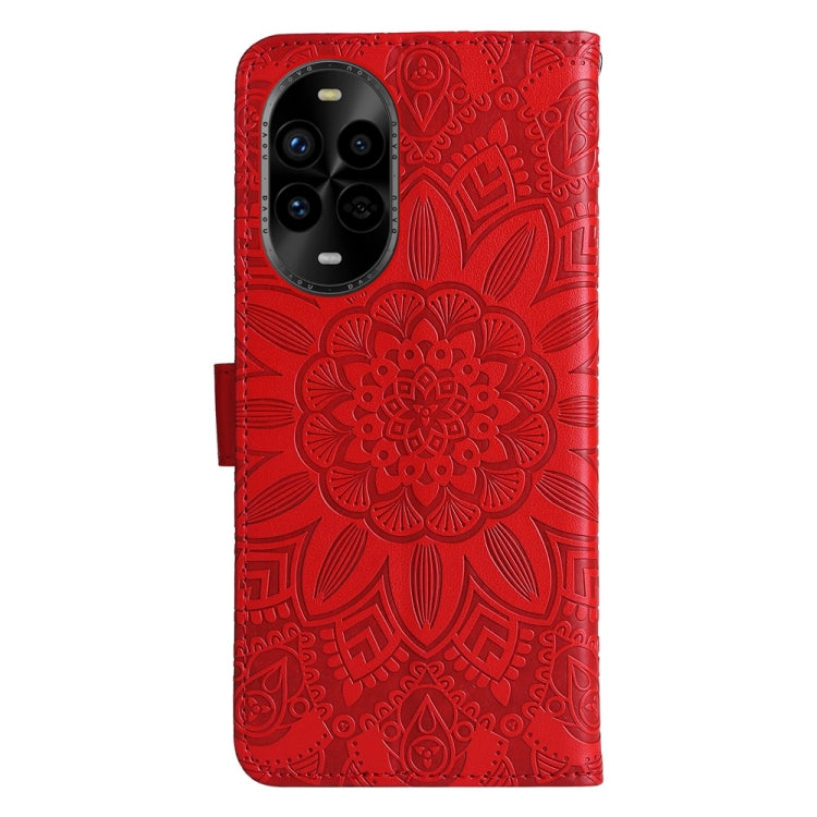 เคสโทรศัพท์หนังดอกทานตะวันลายนูน, For Huawei nova 13 Pro, For Huawei nova 13 / nova 12, For Huawei Enjoy 70 Pro, For Huawei Enjoy 70, For Huawei nova 11 SE, For Huawei nova 12 Pro, For Huawei Mate 60, For Huawei Mate 60 Pro, For Huawei nova 11 Pro