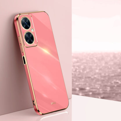 XINLI Straight Edge 6D Electroplate เคสโทรศัพท์ TPU, For Huawei Enjoy 80, For Huawei Nova 11 SE, For Huawei nova 12 Pro, For Huawei nova 12, For Huawei Maimang 20, For Huawei Enjoy 60X