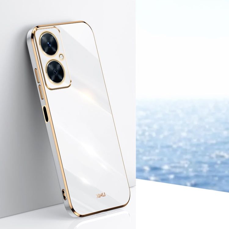 XINLI Straight Edge 6D Electroplate เคสโทรศัพท์ TPU, For Huawei Enjoy 80, For Huawei Nova 11 SE, For Huawei nova 12 Pro, For Huawei nova 12, For Huawei Maimang 20, For Huawei Enjoy 60X
