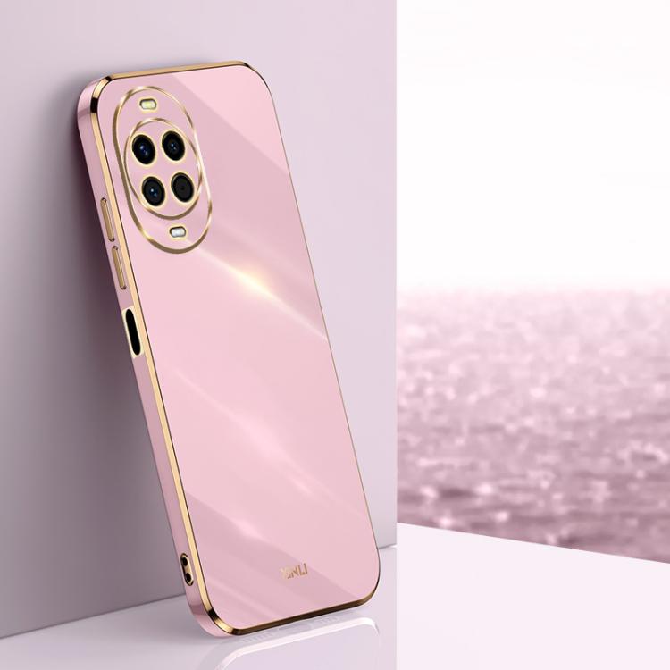 XINLI Straight Edge 6D Electroplate เคสโทรศัพท์ TPU, For Huawei Mate 80 Pro Max, For Huawei Mate 80, For Huawei Mate 70 Air, For Huawei Nova 14 Ultra, For Huawei Nova 14 Pro, For Huawei Nova 14