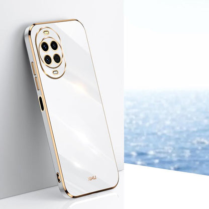 XINLI Straight Edge 6D Electroplate เคสโทรศัพท์ TPU, For Huawei Mate 80 Pro Max, For Huawei Mate 80, For Huawei Mate 70 Air, For Huawei Nova 14 Ultra, For Huawei Nova 14 Pro, For Huawei Nova 14