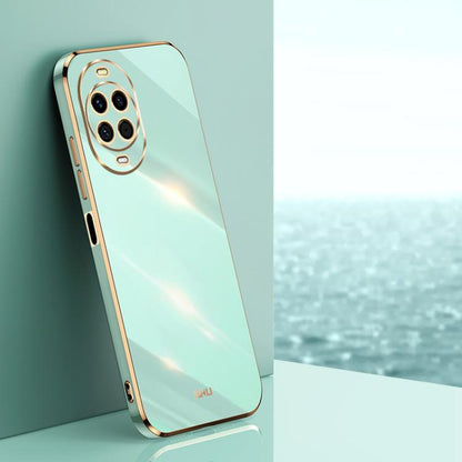 XINLI Straight Edge 6D Electroplate เคสโทรศัพท์ TPU, For Huawei Mate 80 Pro Max, For Huawei Mate 80, For Huawei Mate 70 Air, For Huawei Nova 14 Ultra, For Huawei Nova 14 Pro, For Huawei Nova 14
