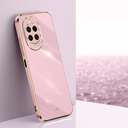 XINLI Straight Edge 6D Electroplate เคสโทรศัพท์ TPU, For Huawei Mate 80 Pro Max, For Huawei Mate 80, For Huawei Mate 70 Air, For Huawei Nova 14 Ultra, For Huawei Nova 14 Pro, For Huawei Nova 14