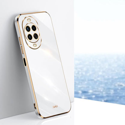 XINLI Straight Edge 6D Electroplate เคสโทรศัพท์ TPU, For Huawei Mate 80 Pro Max, For Huawei Mate 80, For Huawei Mate 70 Air, For Huawei Nova 14 Ultra, For Huawei Nova 14 Pro, For Huawei Nova 14
