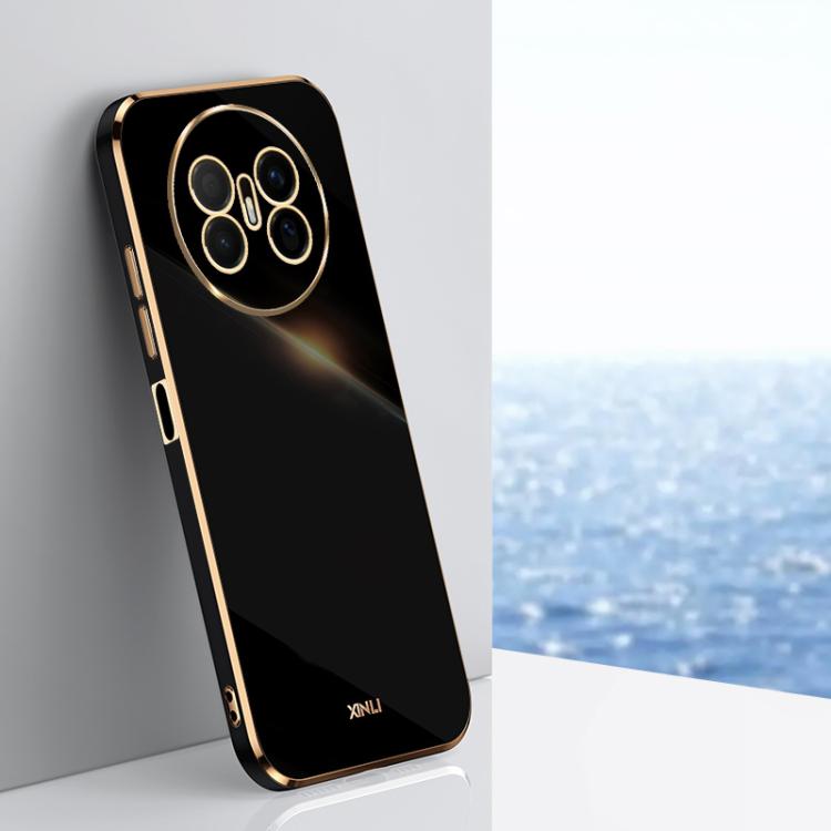 XINLI Straight Edge 6D Electroplate เคสโทรศัพท์ TPU, For Huawei Mate 80 Pro Max, For Huawei Mate 80, For Huawei Mate 70 Air, For Huawei Nova 14 Ultra, For Huawei Nova 14 Pro, For Huawei Nova 14