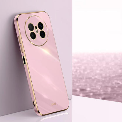 XINLI Straight Edge 6D Electroplate เคสโทรศัพท์ TPU, For Huawei Mate 80 Pro Max, For Huawei Mate 80, For Huawei Mate 70 Air, For Huawei Nova 14 Ultra, For Huawei Nova 14 Pro, For Huawei Nova 14