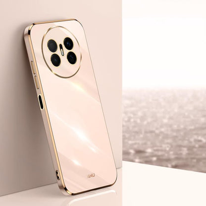 XINLI Straight Edge 6D Electroplate เคสโทรศัพท์ TPU, For Huawei Mate 80 Pro Max, For Huawei Mate 80, For Huawei Mate 70 Air, For Huawei Nova 14 Ultra, For Huawei Nova 14 Pro, For Huawei Nova 14