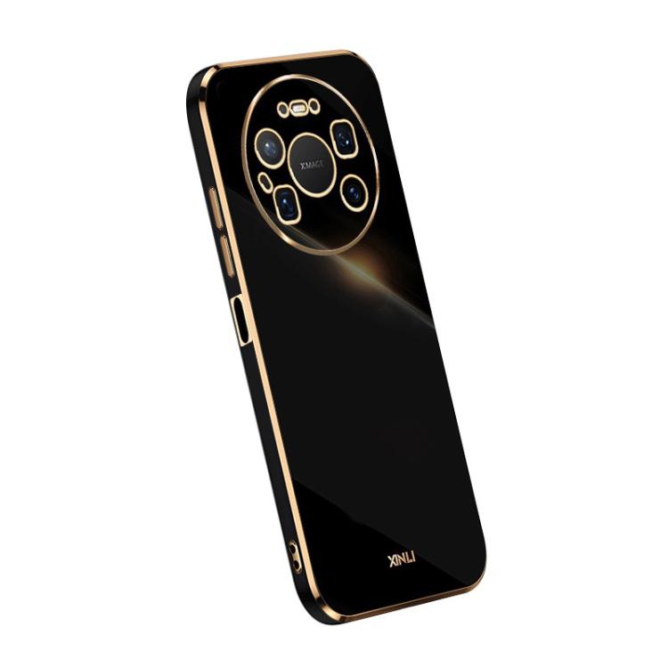 XINLI Straight Edge 6D Electroplate เคสโทรศัพท์ TPU, For Huawei Mate 80 Pro Max, For Huawei Mate 80, For Huawei Mate 70 Air, For Huawei Nova 14 Ultra, For Huawei Nova 14 Pro, For Huawei Nova 14