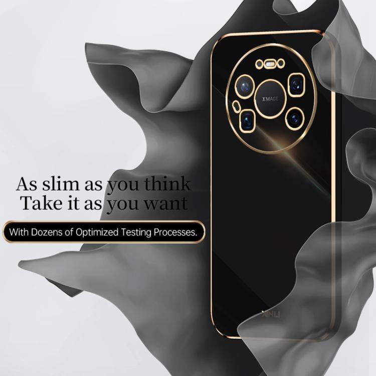 XINLI Straight Edge 6D Electroplate เคสโทรศัพท์ TPU, For Huawei Mate 80 Pro Max, For Huawei Mate 80, For Huawei Mate 70 Air, For Huawei Nova 14 Ultra, For Huawei Nova 14 Pro, For Huawei Nova 14