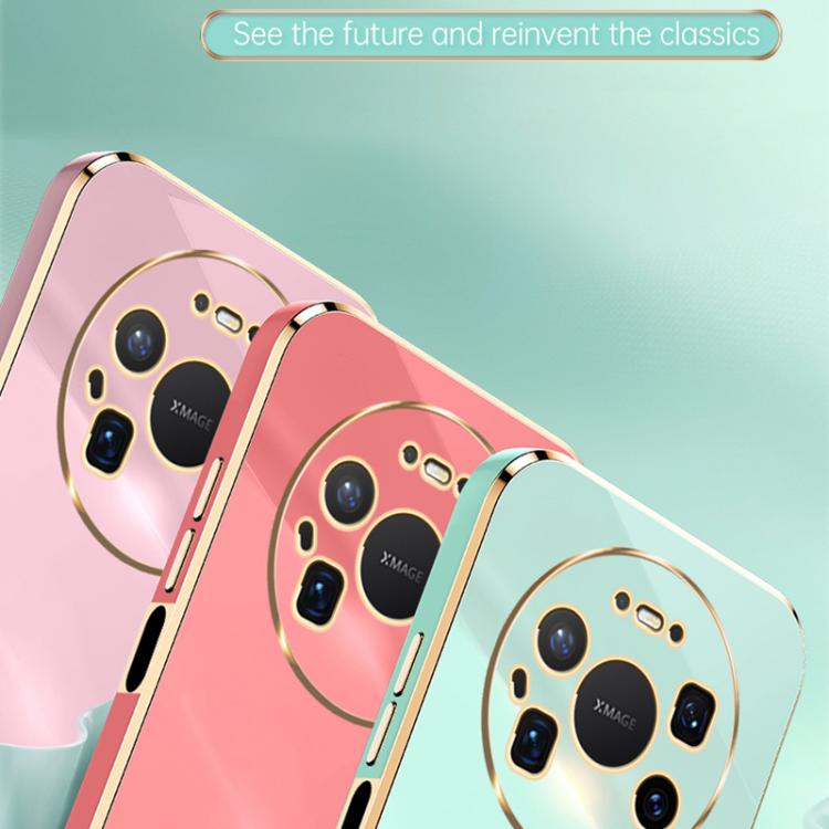 XINLI ขอบตรง 6D Electroplate เคสโทรศัพท์ TPU พร้อมที่ใส่แหวน, For Huawei Mate 80 Pro Max, For Huawei Mate 80, For Huawei Mate 70 Air, For Huawei Nova 14 Ultra, For Huawei Nova 14 Pro, For Huawei Nova 14