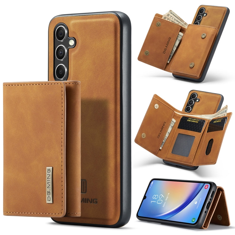 DG.MING M1 Series 3-Fold Multi Card Wallet Phone Case, For Samsung Galaxy A15 5G / A15 4G, For Samsung Galaxy A55 5G, For Samsung Galaxy A35 5G, For Samsung Galaxy S24 Ultra 5G, For Samsung Galaxy S24+ 5G, For Samsung Galaxy S24 5G                     ...