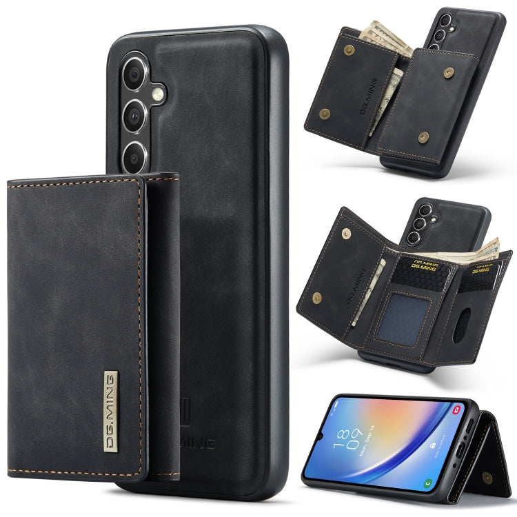 DG.MING M1 Series 3-Fold Multi Card Wallet Phone Case, For Samsung Galaxy A15 5G / A15 4G, For Samsung Galaxy A55 5G, For Samsung Galaxy A35 5G, For Samsung Galaxy S24 Ultra 5G, For Samsung Galaxy S24+ 5G, For Samsung Galaxy S24 5G                     ...